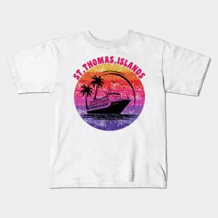 Saint Thomas Virgin Islands Kids T-Shirt